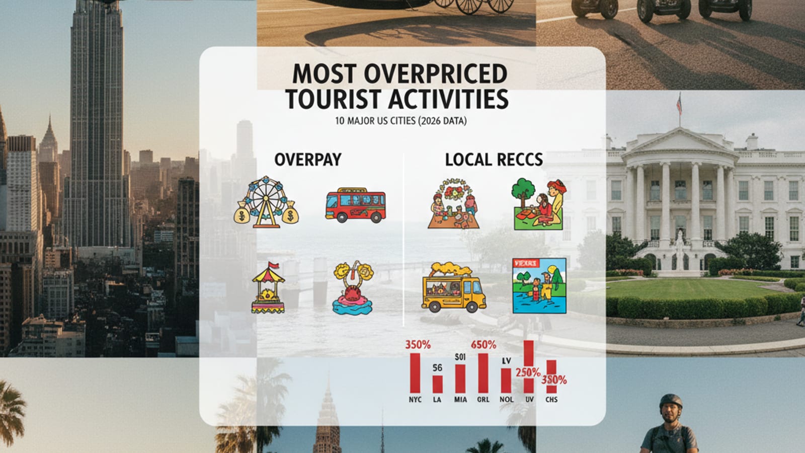 The Most Overpriced Tourist Activities in 10 Major US Cities (2026 Data)
