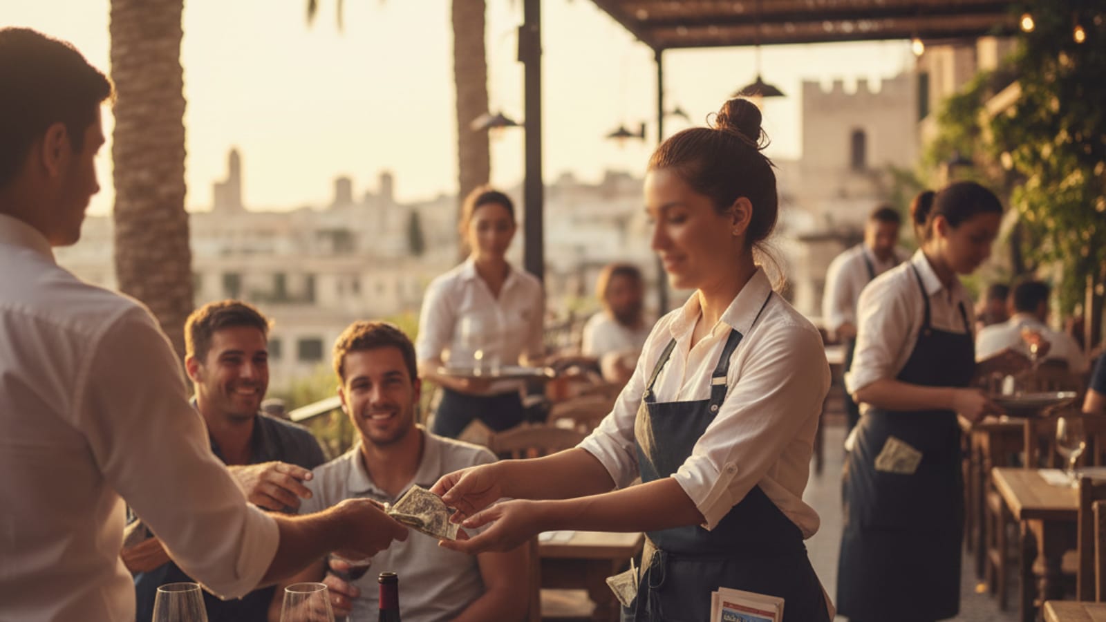 How Servers and Restaurant Workers Earn Extra From Tourist Recommendations