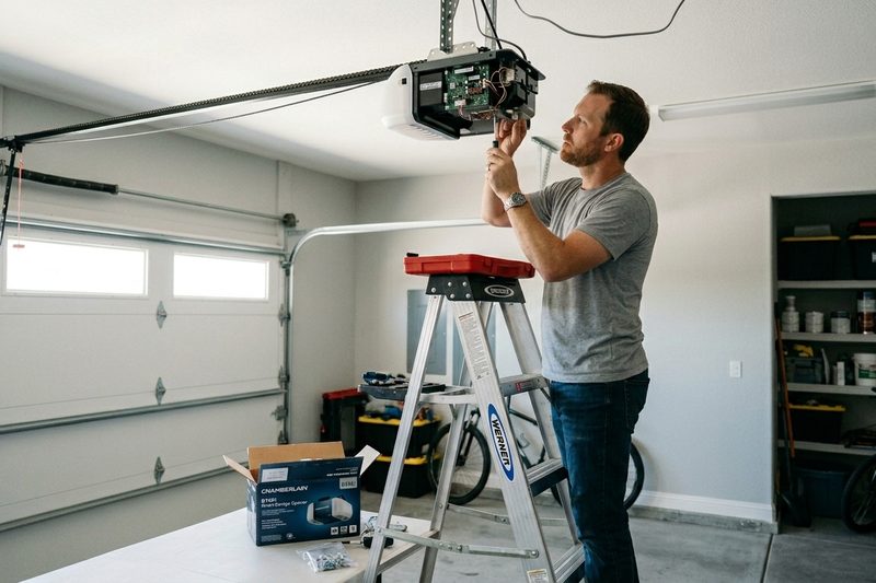 Residential garage door
