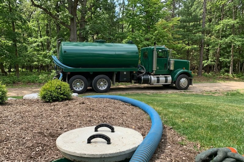 Septic system installation